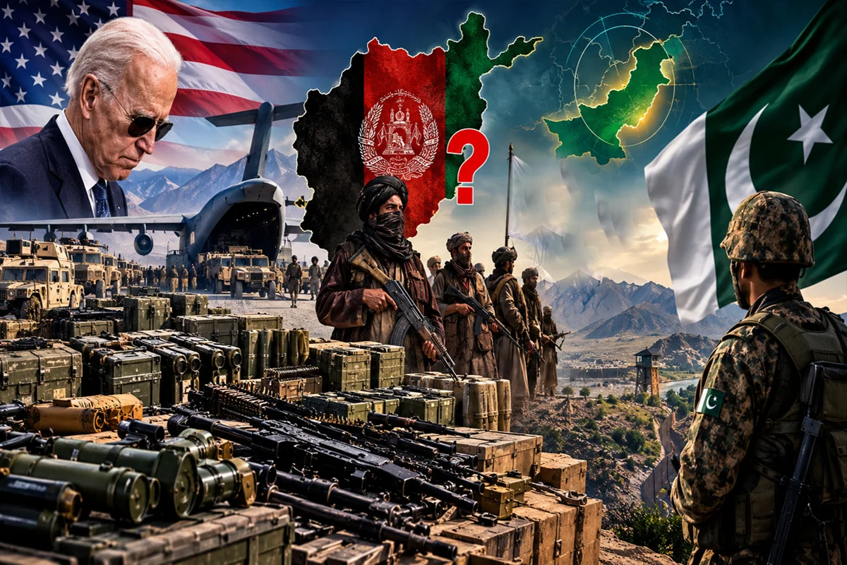 افغانستان میں چھوڑا گیا امریکی اسلحہ