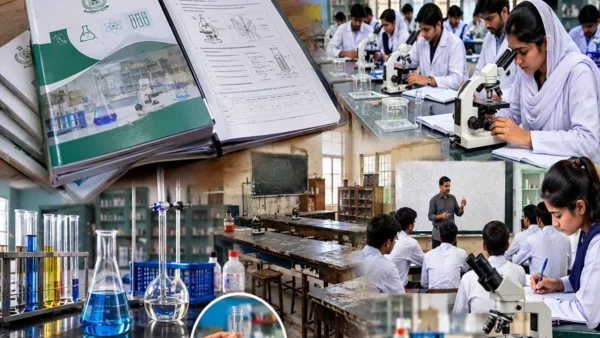سرکاری کالجز کی لیبز میں آلات کی کمی